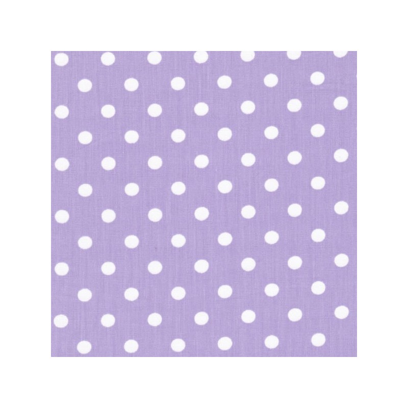 Pois blanc fond mauve