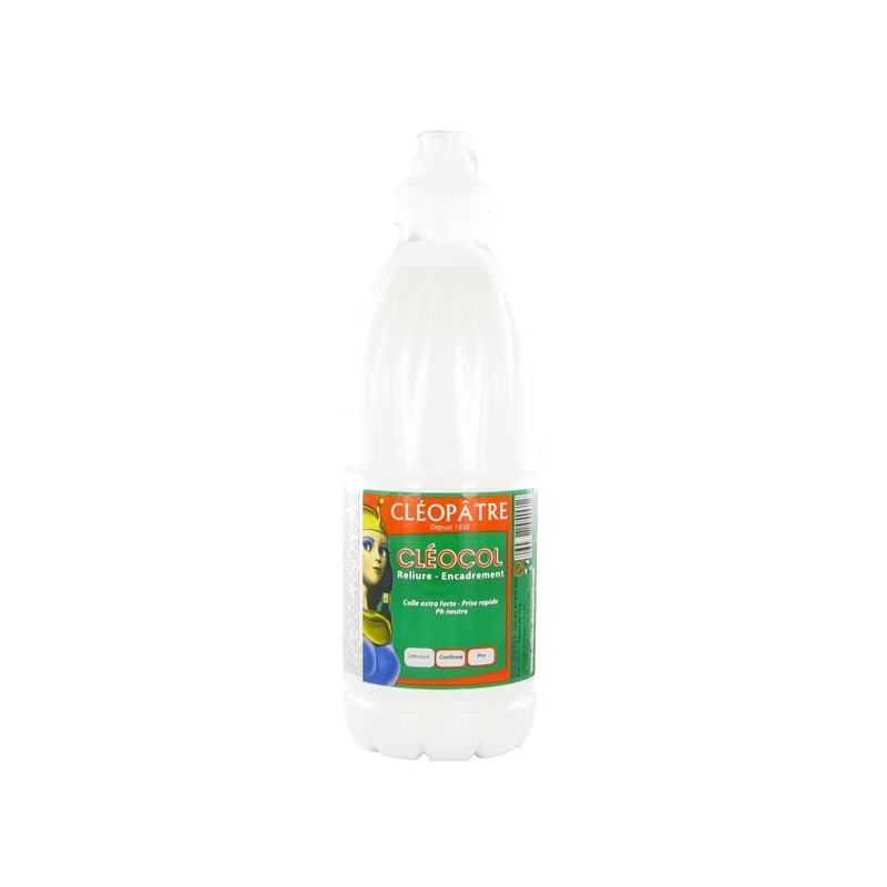 Cléopâtre - CC1L - Cléocol - Colle Blanche multi usage - Flacon de 1 Kg