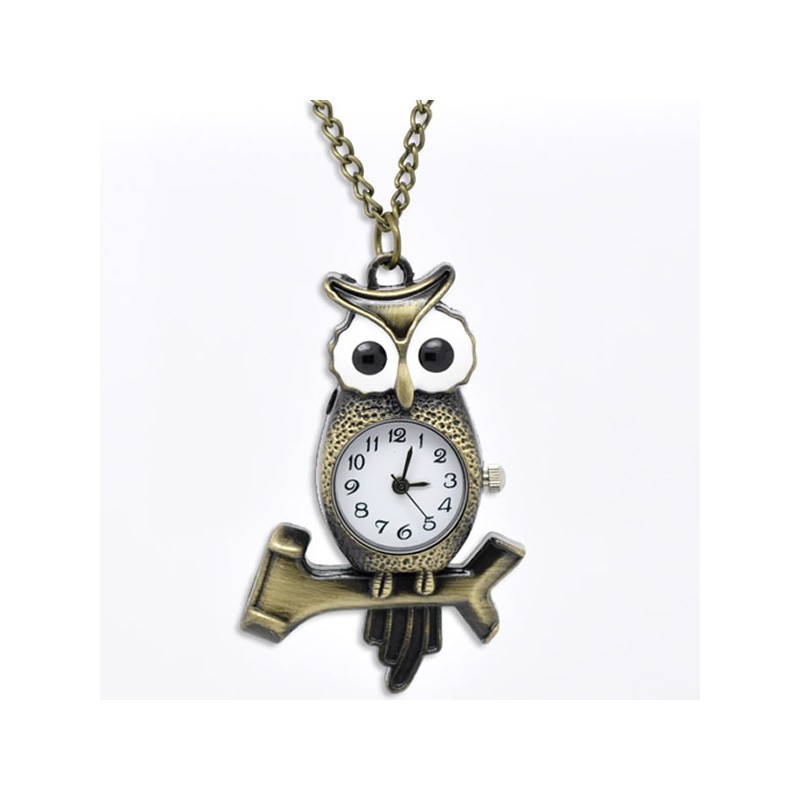 Montre chouette, gousset ou pendentif