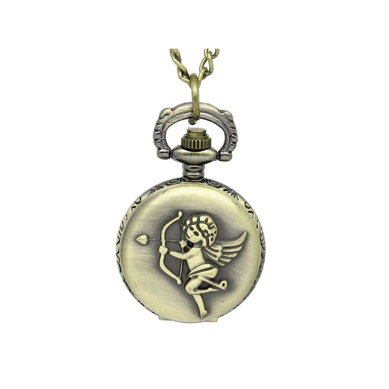 Montre cupidon, gousset ou pendentif