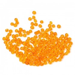 perles de rocaille orange