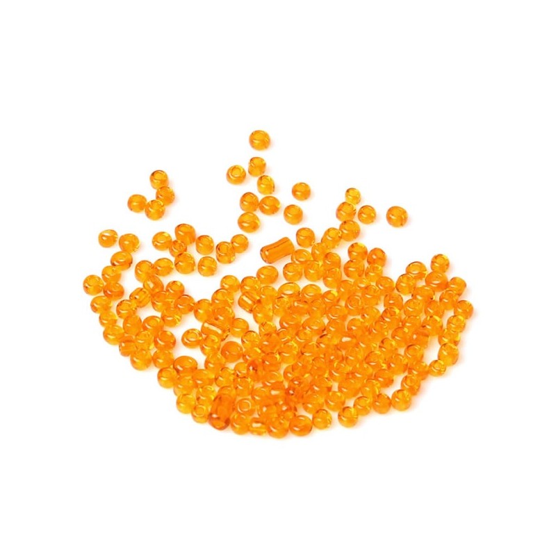 perles de rocaille orange