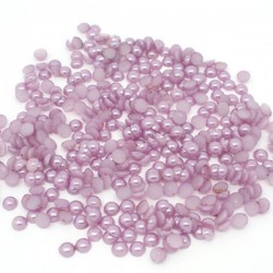 100 demi-perles embellissement 4 mm rose vrac