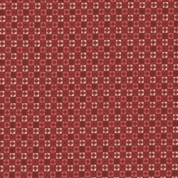 5 Coupons patchwork coordonnés noir/rouge/vert coton 29,5 x 70 cm