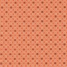 5 Coupons patchwork coordonnés orange/marron/vert coton 29,5 x 70 cm