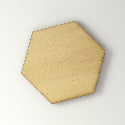Hexagone en bois
