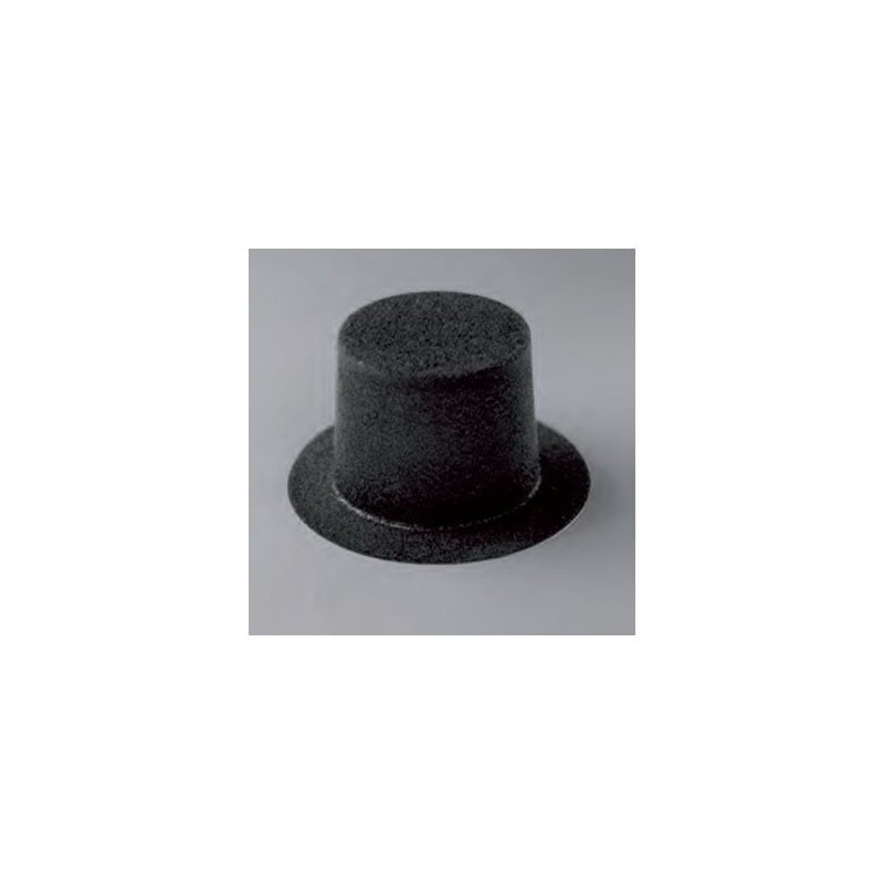 Chapeau haut-de-forme feutré 30 x 15 mm