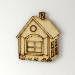 Maison en bois à décorer loisirs créatifs ou noël enfant aculte