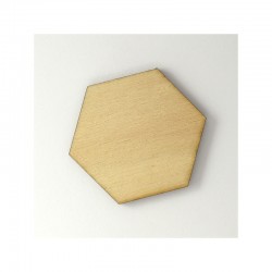 Hexagone en bois grande taille