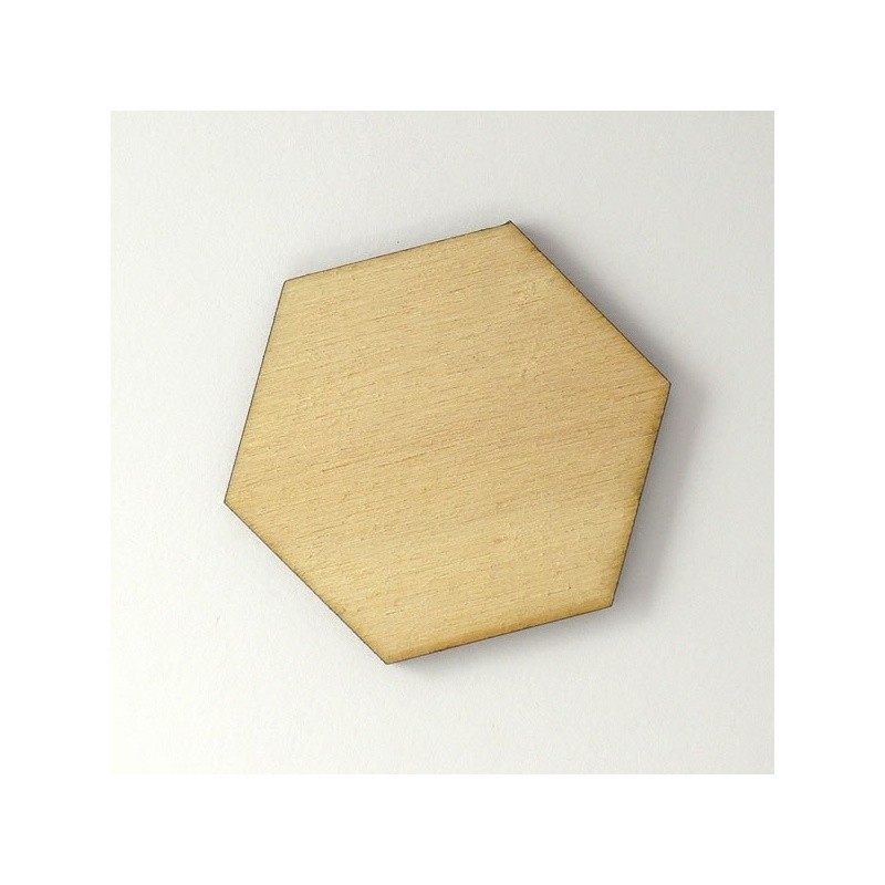 Hexagone en bois, différents tailles, décoration murale, table