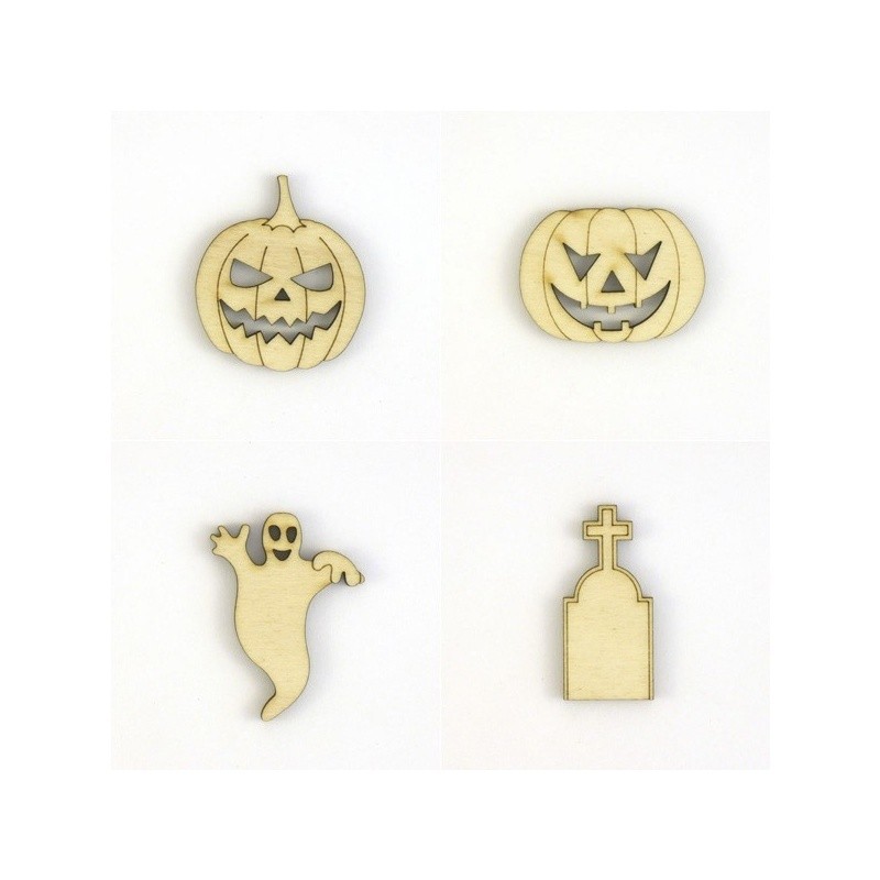 Pack Halloween N°1, citrouilles, fantôme, pierre tombale