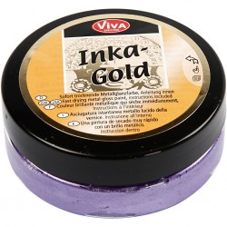 Cire Inka-Gold Viva decorviolet belle patine violet fet métallique aux supports absorbants