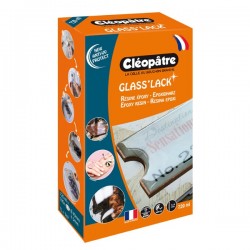 Glass’Lack (ex Glass'Gel) de Cléopatre est un duo de résine époxy à mélanger