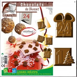 Moule gourmand pour réaliser les chocolats de l'Avent