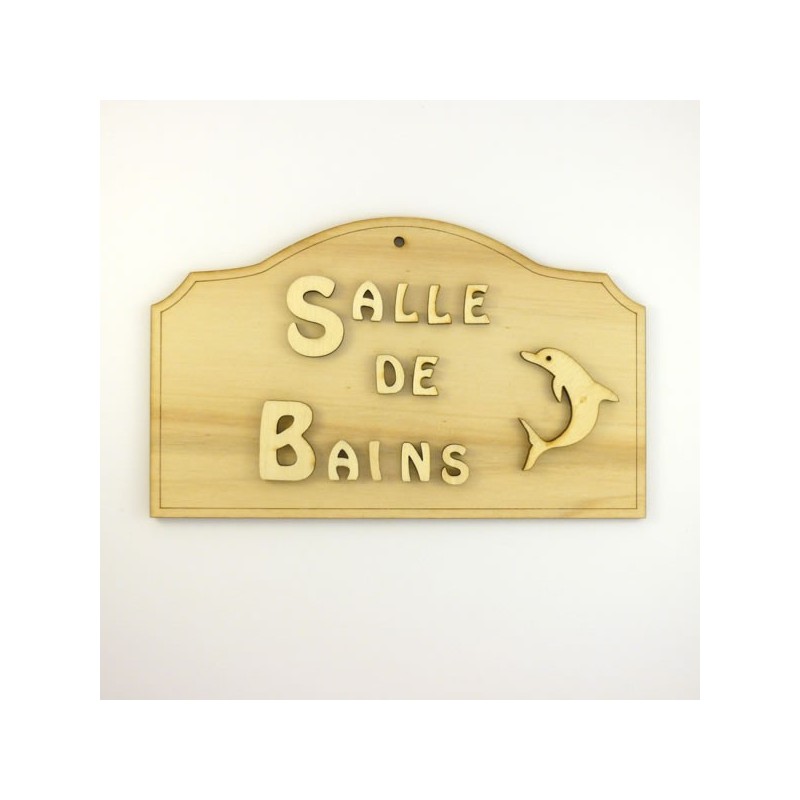 Plaque Salle de bains