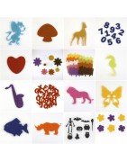 découpe feutrine, animaux, végétaux, chiffres, lettres, formes