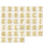 Lettres en bois pour loisirs créatifs et scrapbooking