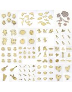 Pack de sujets et lettres en bois découpé