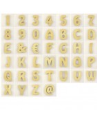 Lettres en bois pour loisirs créatifs et scrapbooking
