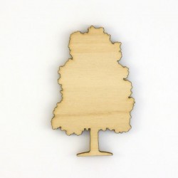Chêne en  bois découpé