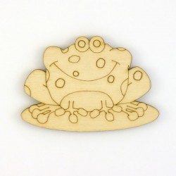 Grenouille en bois
