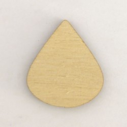 Goutte d'eau en bois perfo