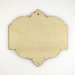 Plaque décorative n°2 perforée