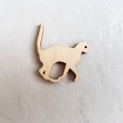 Chat marchant queue droite décor bois fabriqué en France
plusieurs dimensions